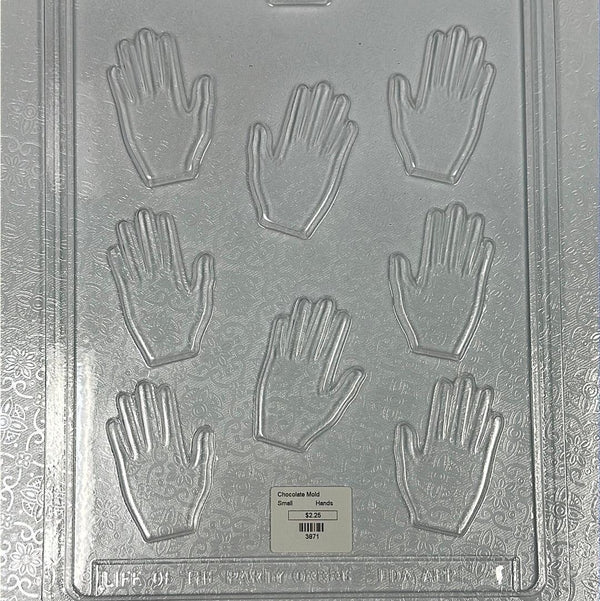 Chocolate Mold Hands - Sweet Life Cake Supply