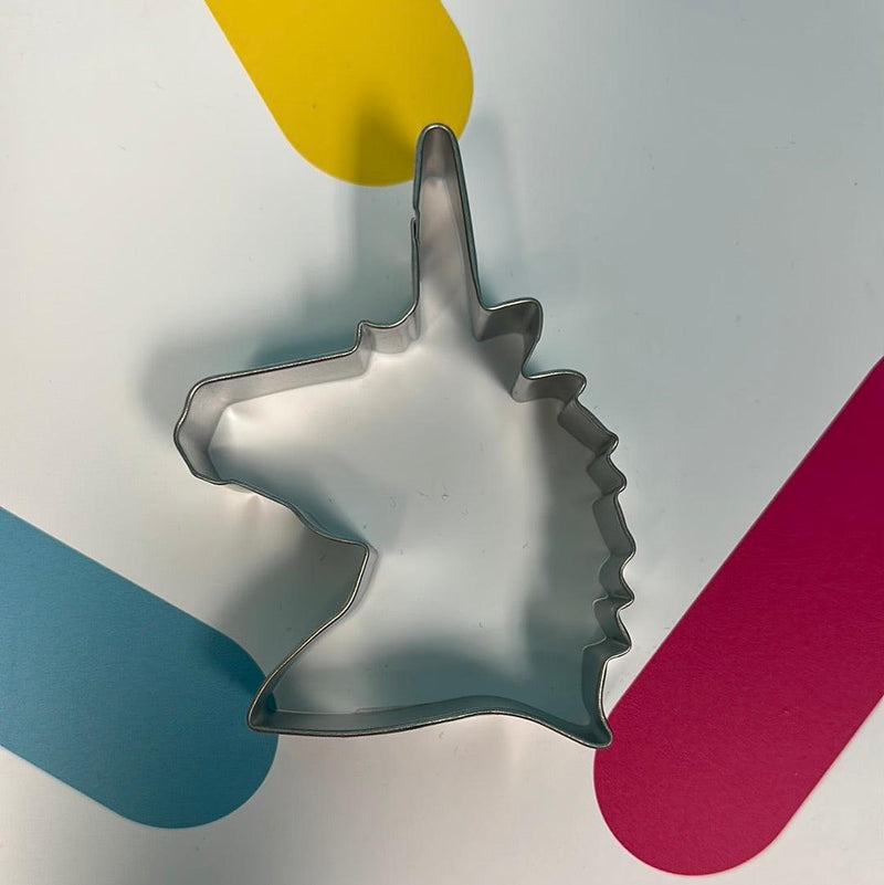 Cookie Cutter Unicorn Head 4.75”