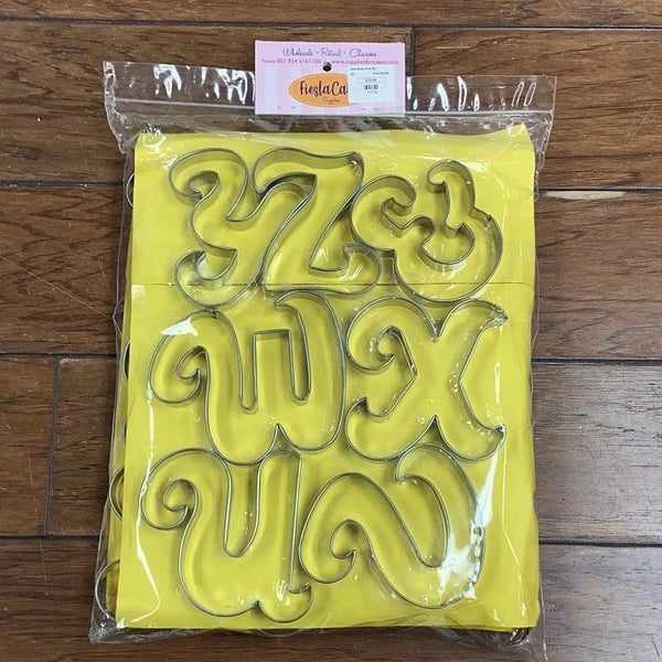 Fiesta Cookie Cutter Set Alphabet Ana XL - Sweet Life Cake Supply