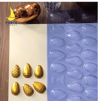 Mini Geometric Eggs Large Mold - Sweet Life Cake Supply