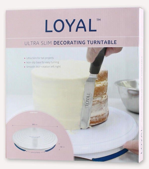 Loyal Ultra Slim Turntable - Sweet Life Cake Supply