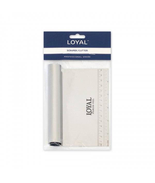 Loyal Stainless Steel Scraper with Handle - Sweet Life Cake Supply