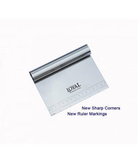Loyal Stainless Steel Scraper with Handle - Sweet Life Cake Supply