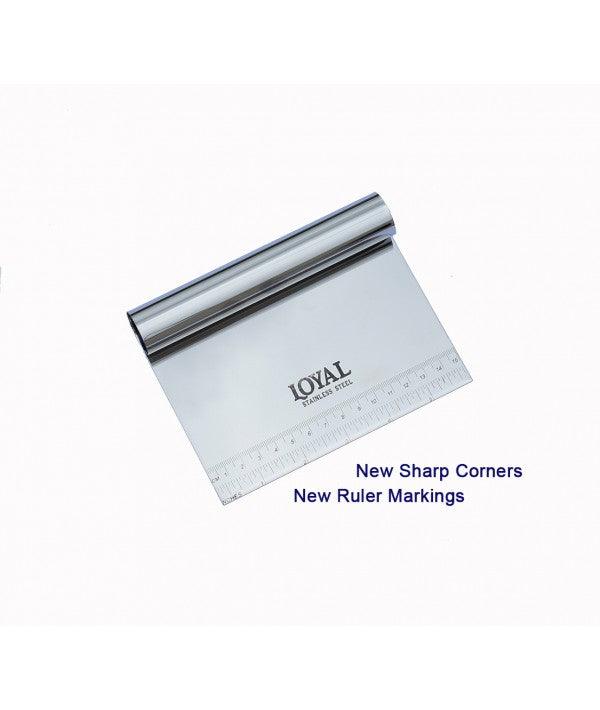 Loyal Stainless Steel Scraper with Handle - Sweet Life Cake Supply