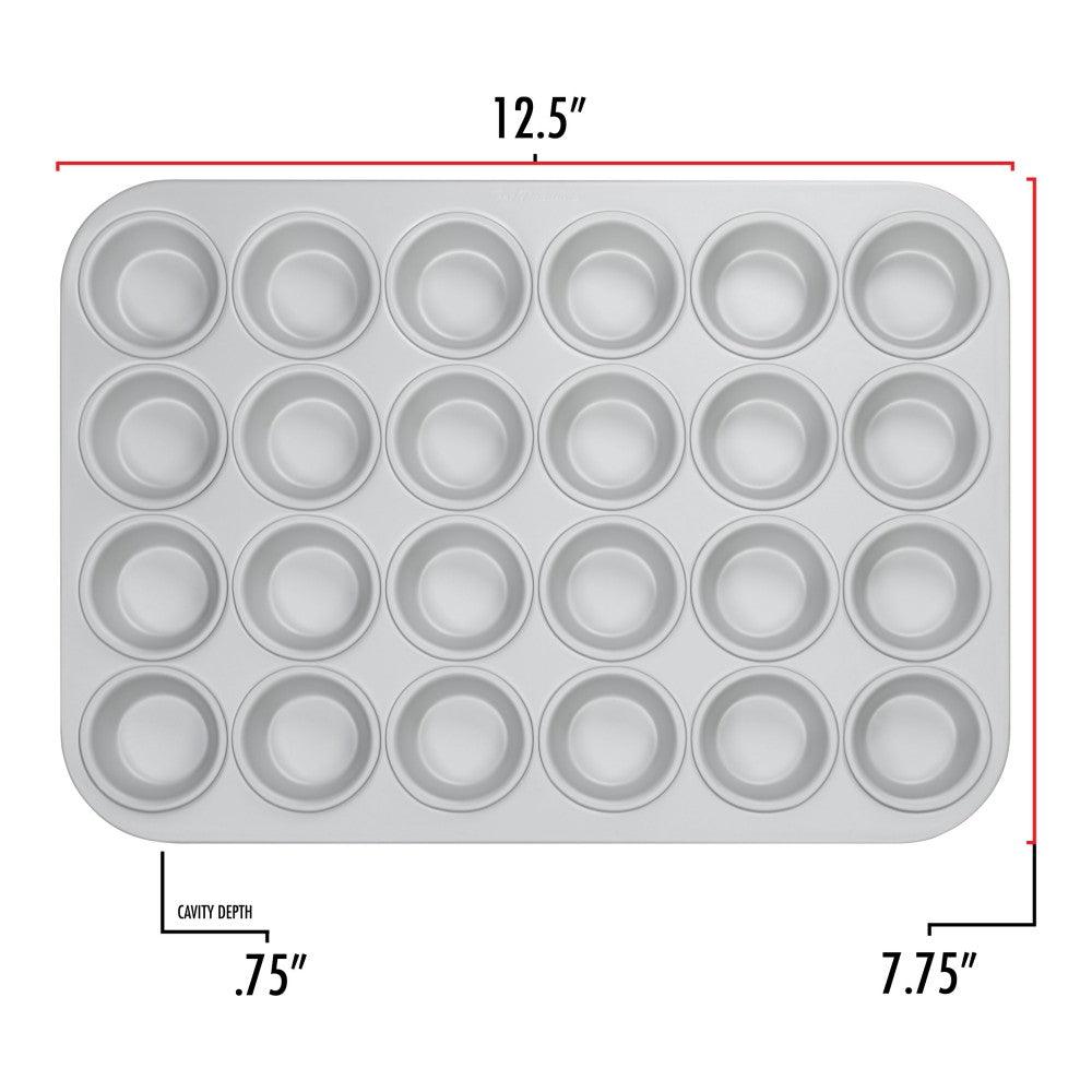 Fat Daddios Mini Muffin Pan 24 Cavity - Sweet Life Cake Supply