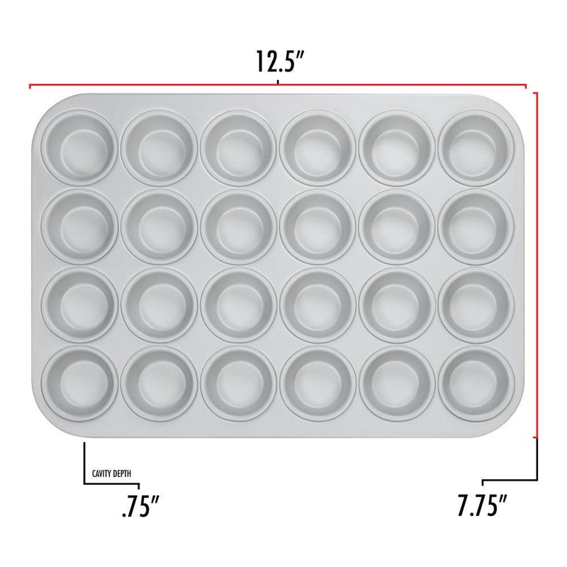 Fat Daddios Mini Muffin Pan 24 Cavity