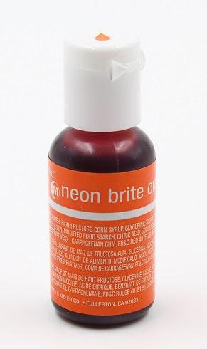 Chefmaster Liqua Gel 0.70oz : Neon Brite Orange