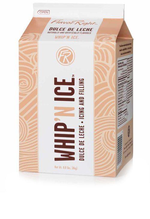 Flavor Right Whip N Ice Dulce De Leche Gallon - Sweet Life Cake Supply