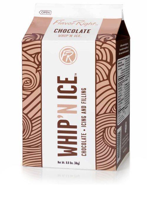 Flavor Right Whip N Ice Chocolate Gallon - Sweet Life Cake Supply