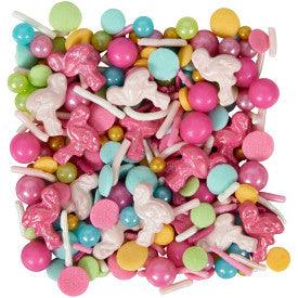 Wilton Pink Flamingo Sprinkles Mix, 10 oz.* - Sweet Life Cake Supply