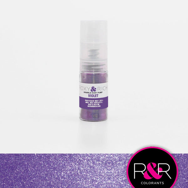 Violet Hybrid Sparkle Dust Pump 4g - Sweet Life Cake Supply