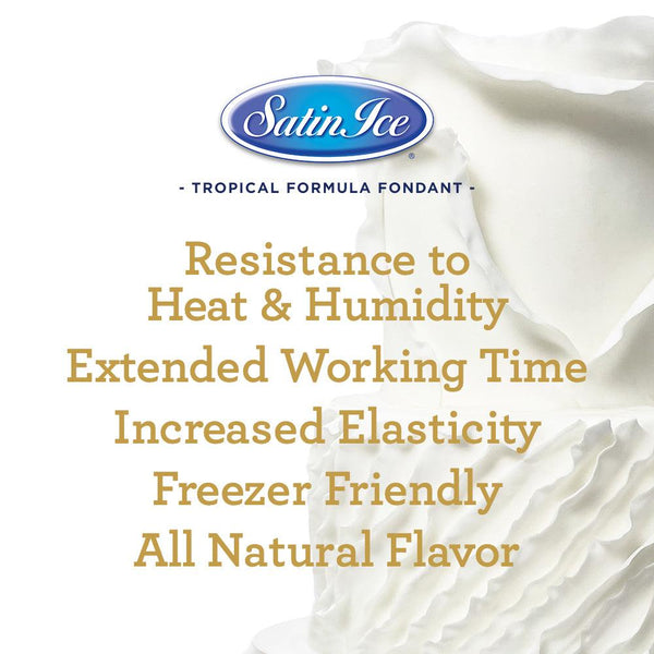 Satin Ice Tropical Fondant 2LB - Sweet Life Cake Supply