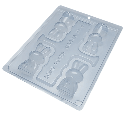 3-Part Small Sitting Easter Bunny - Sweet Life Cake Supply