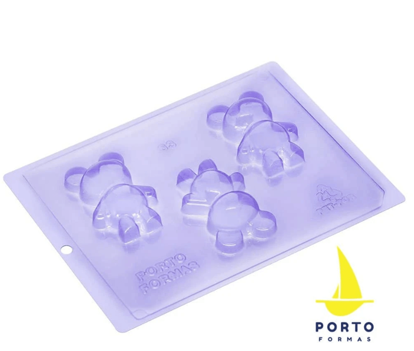 3-Part Bear Mold (Small) - Sweet Life Cake Supply