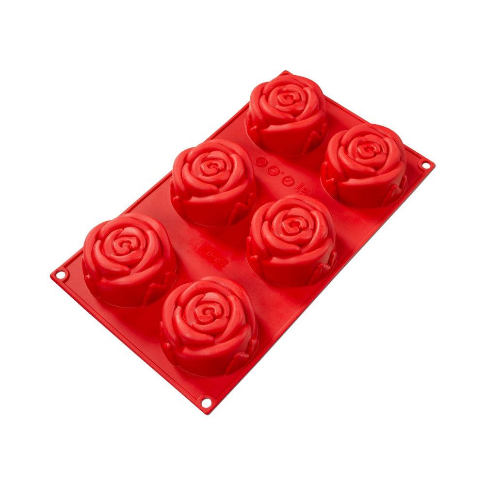 Silicone Bakeware Rose 3.89oz - Sweet Life Cake Supply