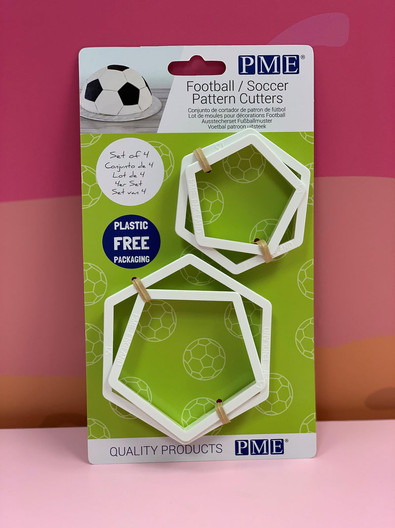 Football/Soccer Pattern Cutter 4pcs Set*