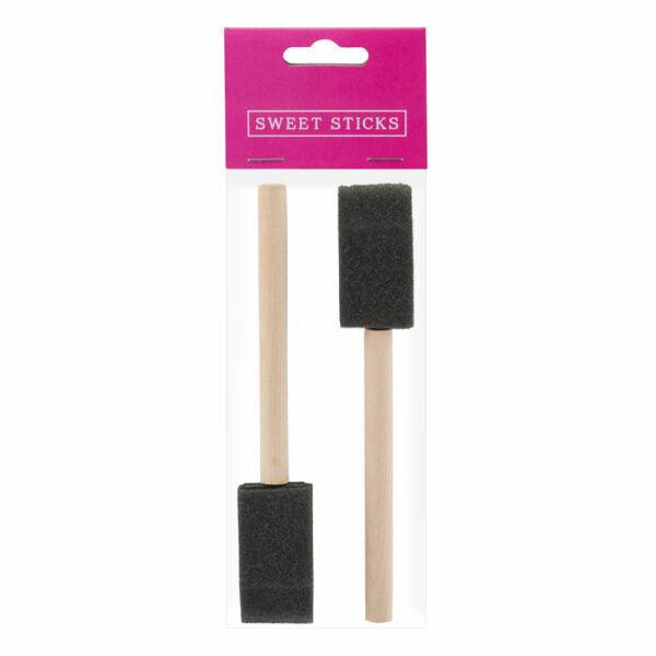 Sweet Sticks Sponge Brushes 2PK