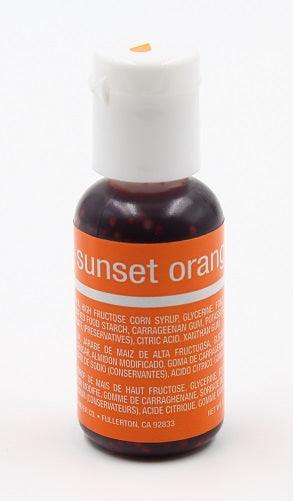 Chefmaster Liqua Gel 0.70oz : Sunset Orange