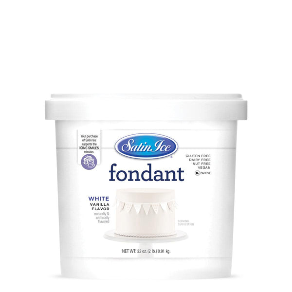 Satin Ice White Fondant 2lb - Sweet Life Cake Supply