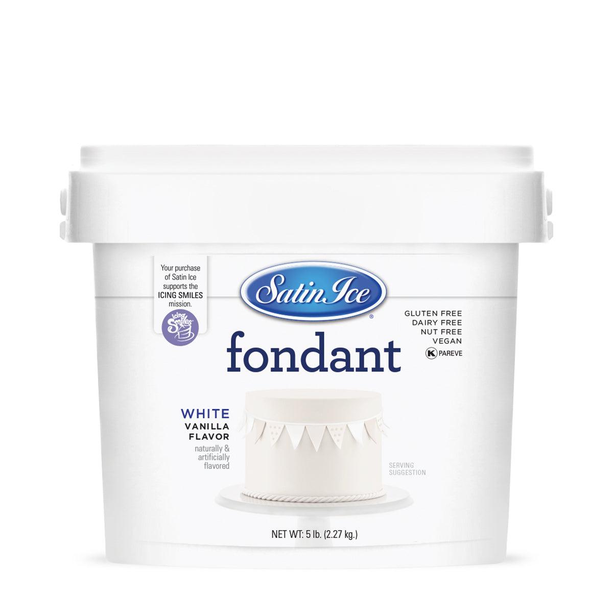 Satin Ice White Fondant 5lb - Sweet Life Cake Supply