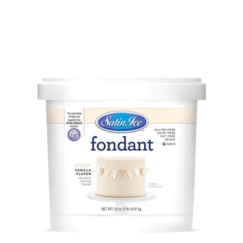 Satin Ice Ivory Fondant 2LB