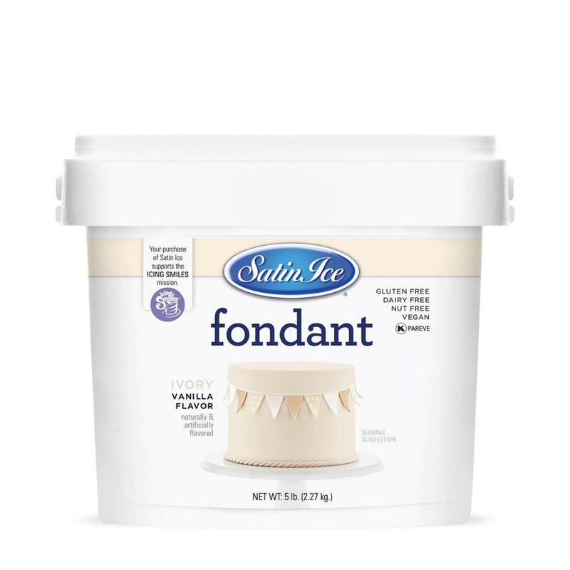 Satin Ice Ivory Fondant  5lb