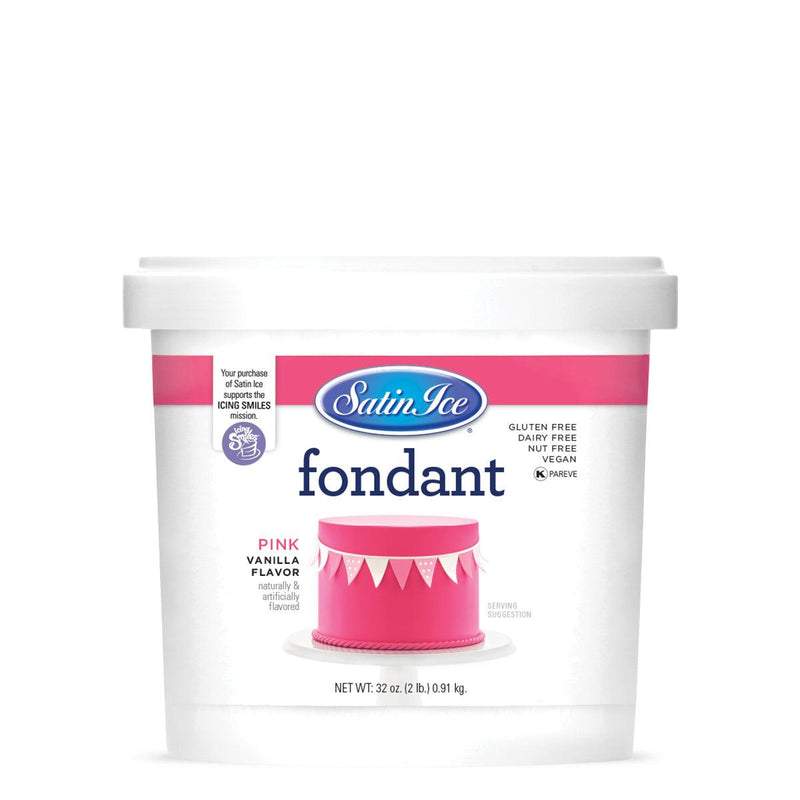 Satin Ice Pink Fondant 2LB