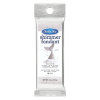 Satin Ice Silver Shimmer Fondant 4oz - Sweet Life Cake Supply