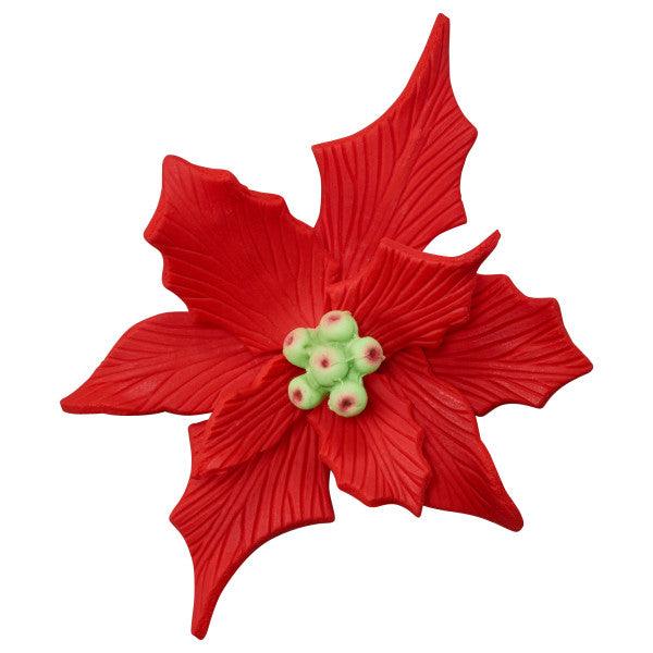 Poinsettia Gum Paste Flowers* - Sweet Life Cake Supply