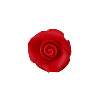 Red Sugar Soft Rose 1.0”* - Sweet Life Cake Supply