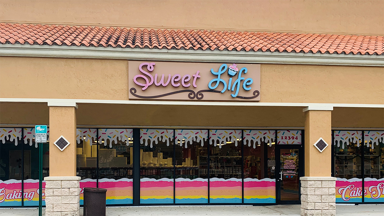 Sweet Life Cake and Candy Supply storefront in Miami